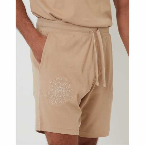 Мъжки къси панталони Threadbare Short Ardsley Sn99 Stone Threadbare Short Ardsley Sn99 Stone Мъжки къси панталони