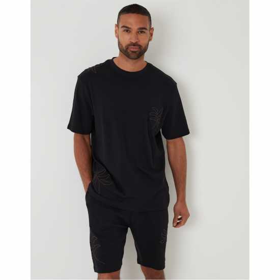 Мъжки къси панталони Threadbare Short Bexton Sn99 Black Threadbare Short Bexton Sn99 Black Мъжки къси панталони