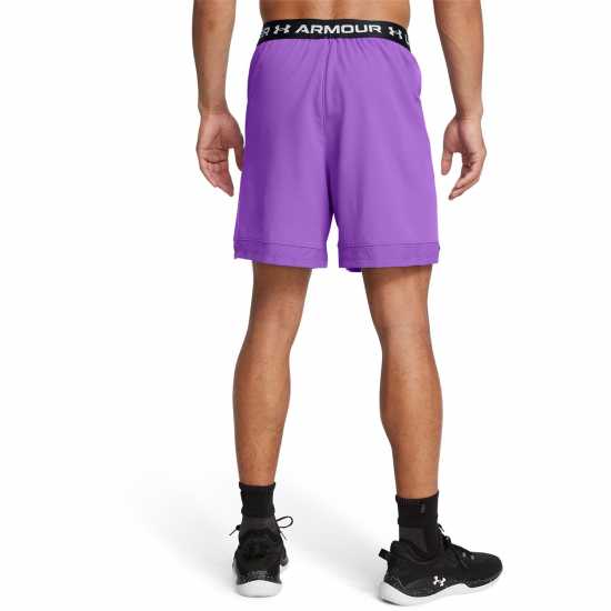 Under Armour Мъжки Къси Панталони За Фитнес Armour Ua Vanish Woven 6In Shorts Gym Short Mens Purple Under Armour Мъжки Къси Панталони За Фитнес Armour Ua Vanish Woven 6In Shorts Gym Short Mens Purple