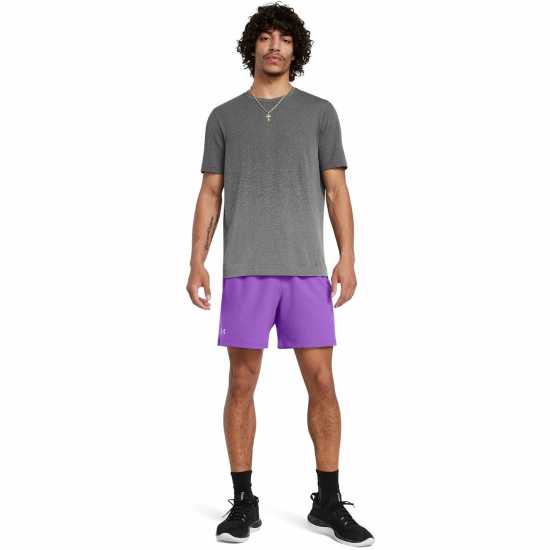 Under Armour Мъжки Къси Панталони За Фитнес Armour Ua Vanish Woven 6In Shorts Gym Short Mens Purple Under Armour Мъжки Къси Панталони За Фитнес Armour Ua Vanish Woven 6In Shorts Gym Short Mens Purple