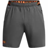 Under Armour Мъжки Къси Панталони За Фитнес Armour Ua Vanish Woven 6In Shorts Gym Short Mens Grey 