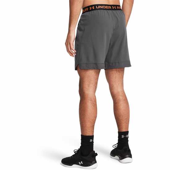 Under Armour Мъжки Къси Панталони За Фитнес Armour Ua Vanish Woven 6In Shorts Gym Short Mens Grey 