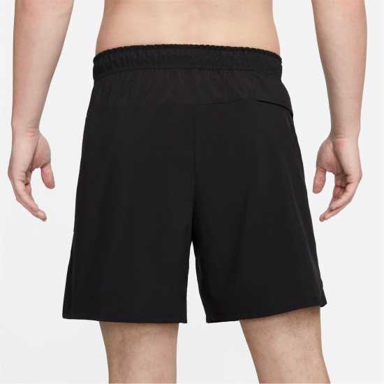Nike Dri-FIT Unlimited Men's 7 Unlined Woven Fitness Shorts Black Мъжко облекло за едри хора