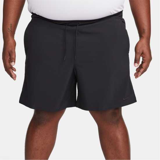 Nike Dri-FIT Unlimited Men's 7 Unlined Woven Fitness Shorts Black Мъжко облекло за едри хора