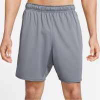 Nike Dri-FIT Totality Men's 7 Unlined Knit Fitness Shorts Smoke Grey Мъжко облекло за едри хора