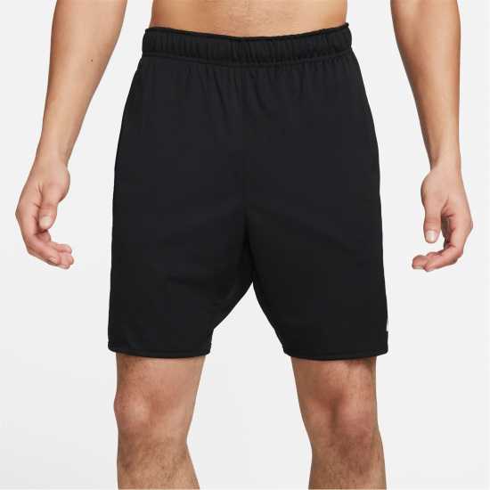 Nike Dri-FIT Totality Men's 7 Unlined Knit Fitness Shorts Черно Мъжко облекло за едри хора