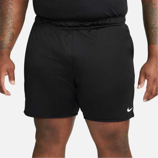 Nike Dri-FIT Totality Men's 7 Unlined Knit Fitness Shorts Черно Мъжко облекло за едри хора