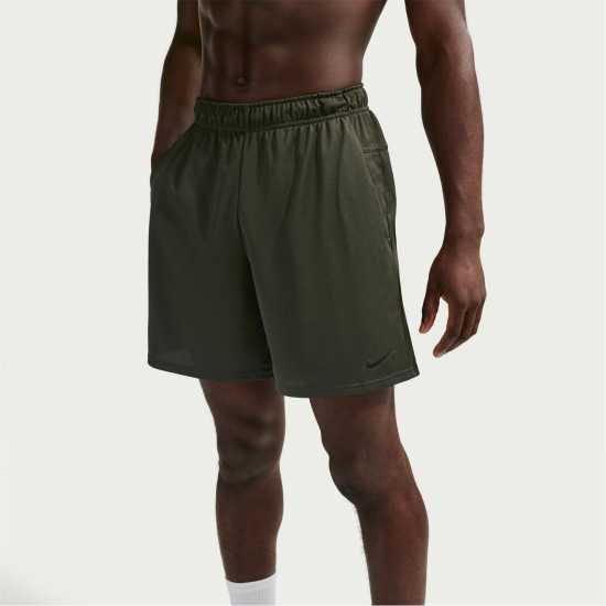 Nike Dri-Fit Totality Men's 7 Unlined Knit Fitness Shorts Sequoia 