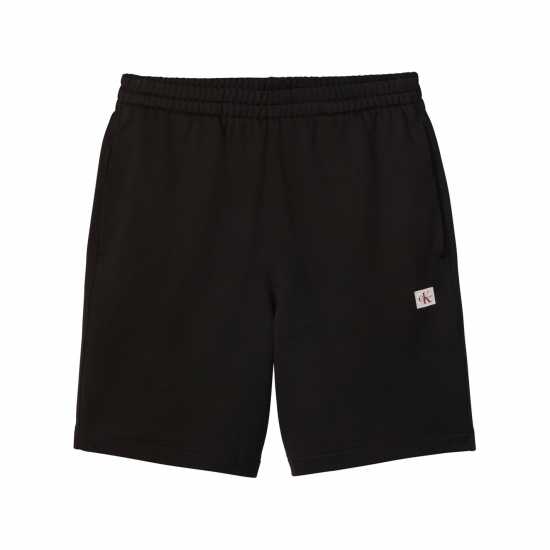 Calvin Klein Jeans Men's Woven Badge Fleece Jogger Shorts  