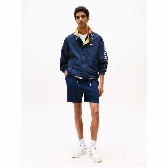 Tommy Jeans Men's Fleece Jogger Shorts Dark Night Navy 