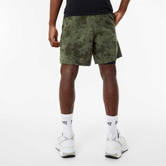 Everlast Мъжки Шорти 2-In-1 Shorts Mens Хаки печат Мъжки къси панталони
