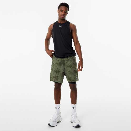 Everlast Мъжки Шорти 2-In-1 Shorts Mens Хаки печат Мъжки къси панталони