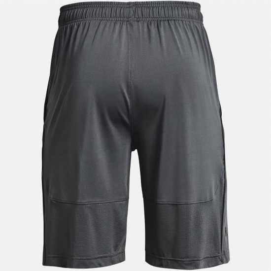 Under Armour 2.0 Shorts Черно сиво Мъжко облекло за едри хора