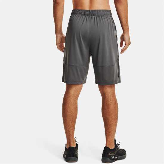 Under Armour 2.0 Shorts Черно сиво Мъжко облекло за едри хора