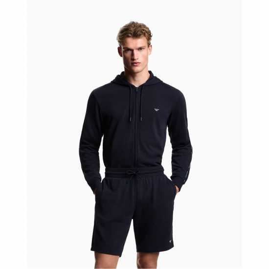 Emporio Armani Men's Fleece Jogger Shorts Armani Blue 