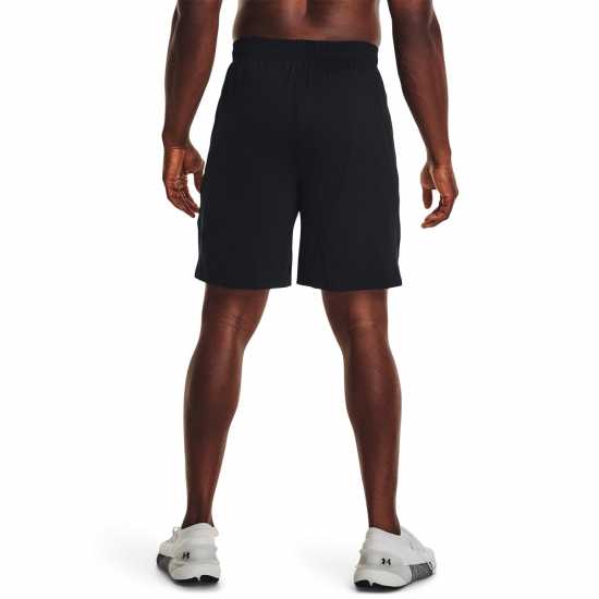 Under Armour Мъжки Шорти Tech Vent Shorts Mens Triple Black Мъжко облекло за едри хора
