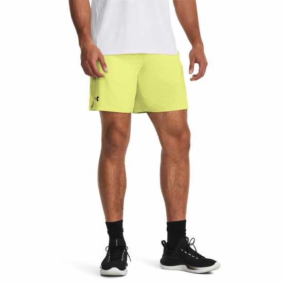 Under Armour Мъжки Шорти Tech Vent Shorts Mens Yellow Мъжко облекло за едри хора