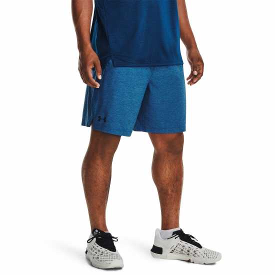 Under Armour Мъжки Шорти Tech Vent Shorts Mens Blue Мъжко облекло за едри хора
