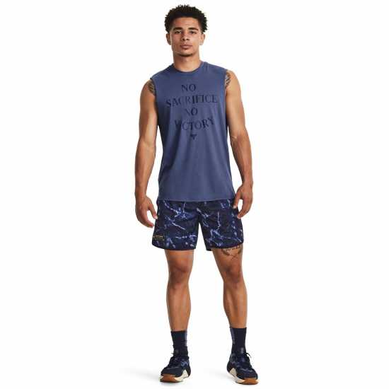 Under Armour Мъжки Къси Панталони За Фитнес Armour Pjt Rock Mesh Shorts Pt Gym Short Mens  Мъжки къси панталони