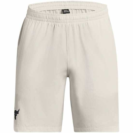 Under Armour Rock Woven Shorts Слонова кост/Черно Мъжко облекло за едри хора
