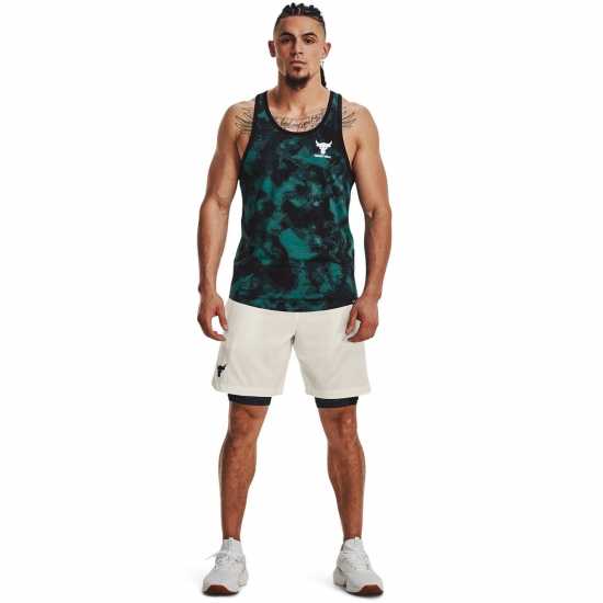 Under Armour Rock Woven Shorts Слонова кост/Черно Мъжко облекло за едри хора