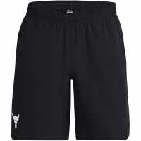 Under Armour Rock Woven Shorts Черно/Бяло Мъжко облекло за едри хора