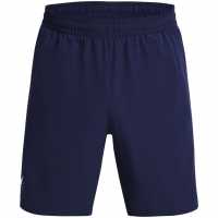 Under Armour Rock Woven Shorts Синьо Мъжко облекло за едри хора