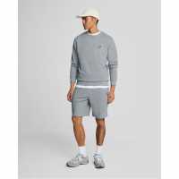 Lyle And Scott Men's Fleece Jogger Shorts Grey Marl 
