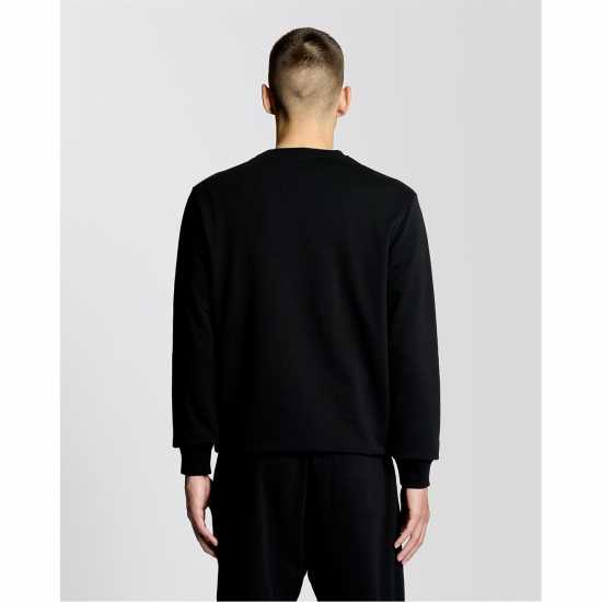 Lyle And Scott Mens Fleece Jogger Shorts Jet Black 