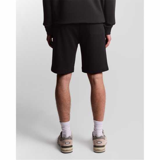 Lyle And Scott Men's Fleece Jogger Shorts Jet Black 