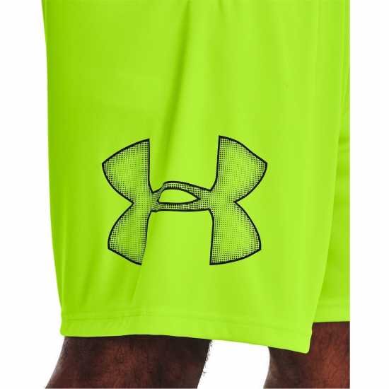 Under Armour Armour Tech Graphics Shorts Bright Green - Мъжко облекло за едри хора