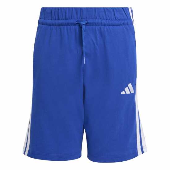 Adidas Essentials 3 Stripe Jersey Short Juniors Черно/Бяло Adidas Essentials 3 Stripe Jersey Short Juniors Черно/Бяло
