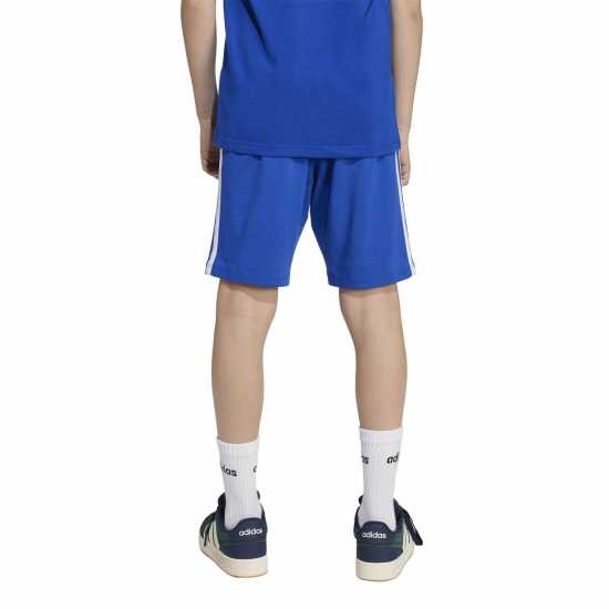 Adidas Essentials 3 Stripe Jersey Short Juniors Черно/Бяло Adidas Essentials 3 Stripe Jersey Short Juniors Черно/Бяло