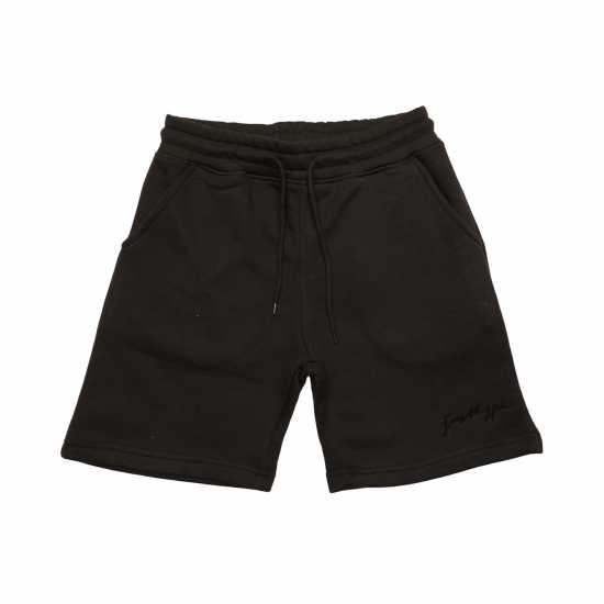 Hype Kids' Oversized Jersey Jogger Shorts Черно 