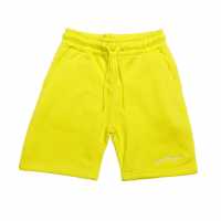 Hype Kids' Oversized Jersey Jogger Shorts Лайм Hype Kids' Oversized Jersey Jogger Shorts Лайм
