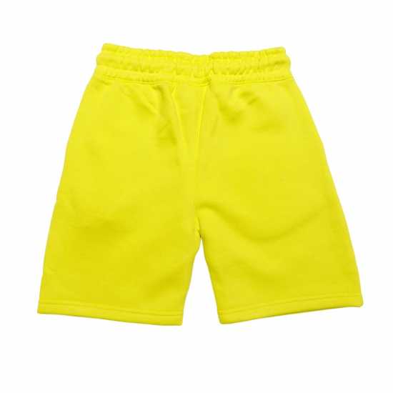 Hype Kids' Oversized Jersey Jogger Shorts Лайм 