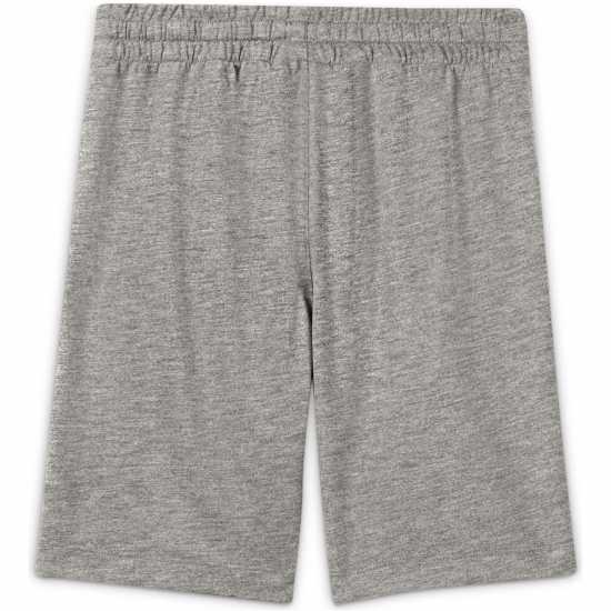 Nike Момчешки Къси Гащи Sportswear Jersey Shorts Junior Boys Grey/Black Детски къси панталони