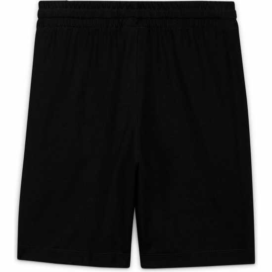 Nike Момчешки Къси Гащи Sportswear Jersey Shorts Junior Boys Black/White Детски къси панталони
