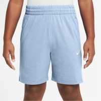 Nike Момчешки Къси Гащи Sportswear Jersey Shorts Junior Boys Hydrogen Blue 