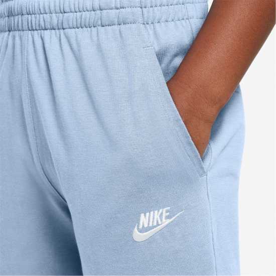 Nike Момчешки Къси Гащи Sportswear Jersey Shorts Junior Boys Hydrogen Blue 