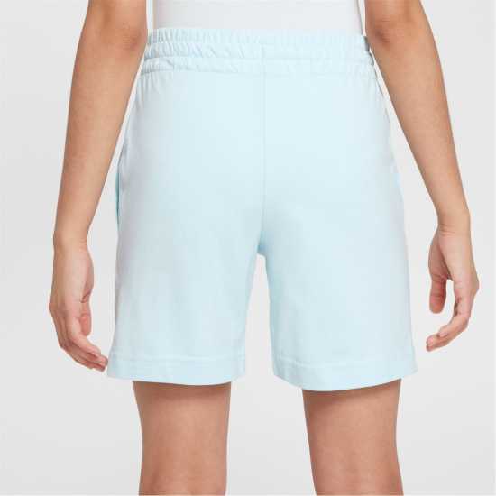 Nike Момчешки Къси Гащи Sportswear Jersey Shorts Junior Boys Ледниково синьо 