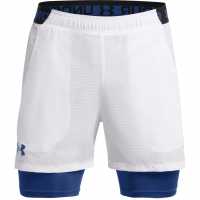 Under Armour Wvn 2In1 Vent Sts Sn99 White Мъжко облекло за едри хора