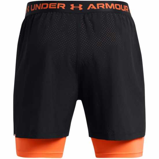 Under Armour Wvn 2In1 Vent Sts Sn99 Black/Orange Мъжко облекло за едри хора