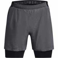 Under Armour Wvn 2In1 Vent Sts Sn99 Grey Мъжко облекло за едри хора