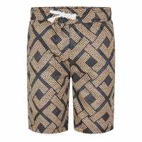 Criminal Damage Criminaldamage Roman Short Mens Black/Gold 