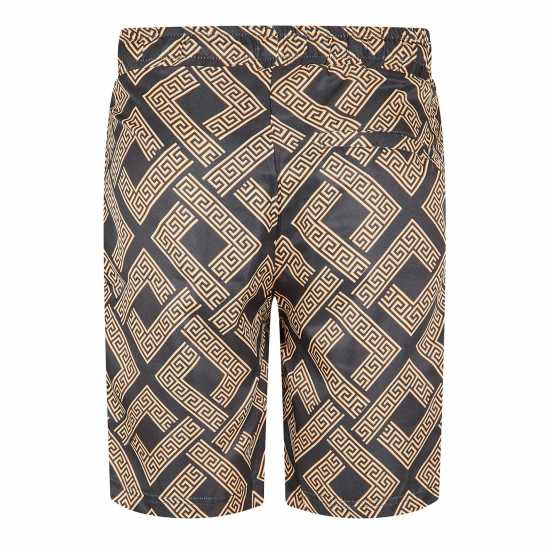 Criminal Damage Criminaldamage Roman Short Mens Black/Gold 
