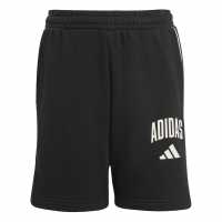 Детски къси панталони Adidas Clgt Ft Short Jn61 Black/White Adidas Clgt Ft Short Jn61 Black/White Детски къси панталони