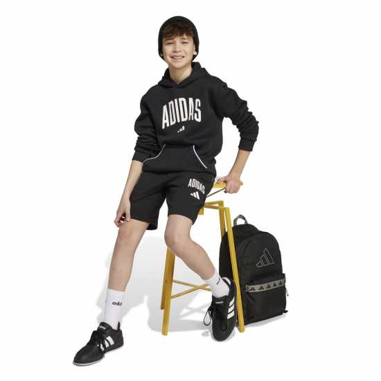 Детски къси панталони Adidas Clgt Ft Short Jn61 Black/White Adidas Clgt Ft Short Jn61 Black/White Детски къси панталони