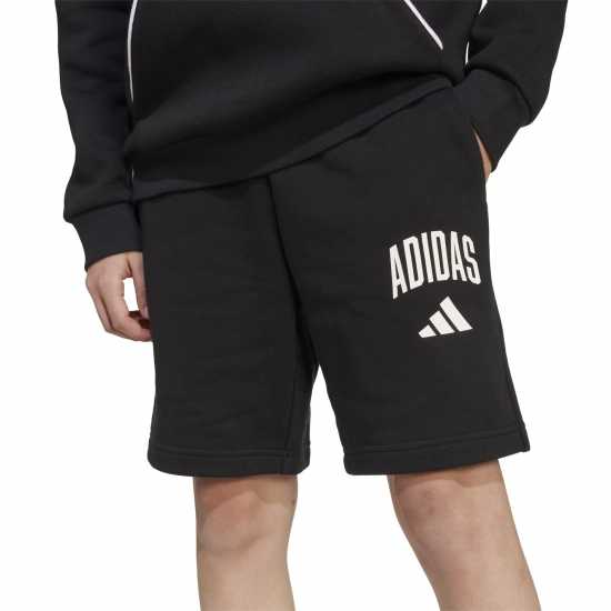 Детски къси панталони Adidas Clgt Ft Short Jn61 Black/White Adidas Clgt Ft Short Jn61 Black/White Детски къси панталони