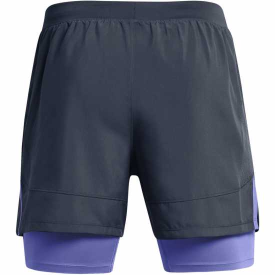 Under Armour Launch SW 7'' 2N1 Short Mens Сиво ливане Мъжки къси панталони